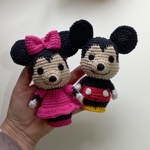 PDF Mickey e Minnie em amigurumi